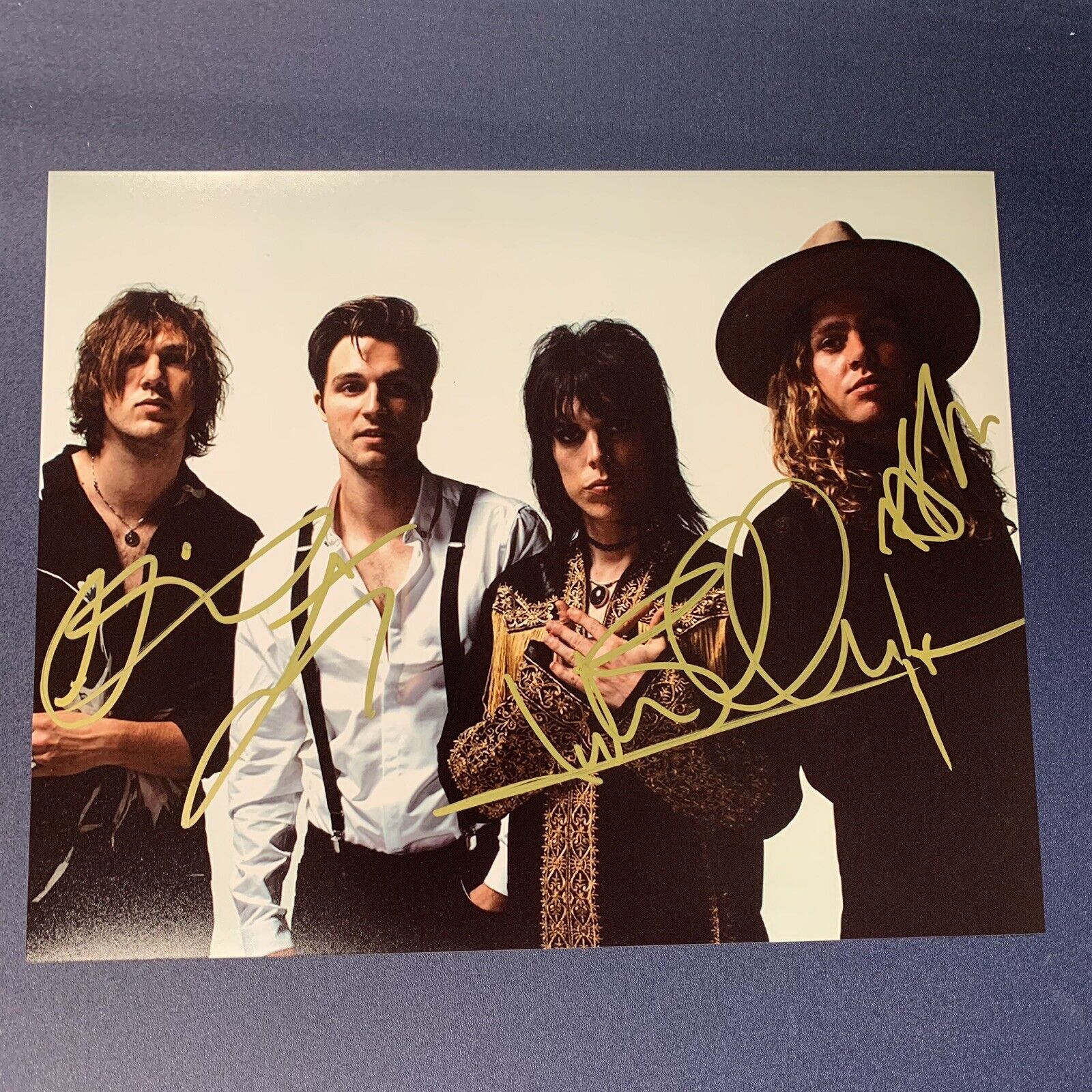 THE STRUTS FULL BAND SIGNED 8x10 Photo Poster painting SIGNED AUTOGRAPHED BRITISH PROOF COA