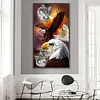 (40*70cm)Eagle Wolf - Full Round Drill Diamond Painting