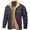 💥2025 New Arrivals! New Men's Jackets for Autumn and Winter, Plush Cotton Workwear Casual Jackets for Men