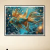 Diamond Painting-DIY Full Round Drill Gold Powder Betta Fish(40*50CM)