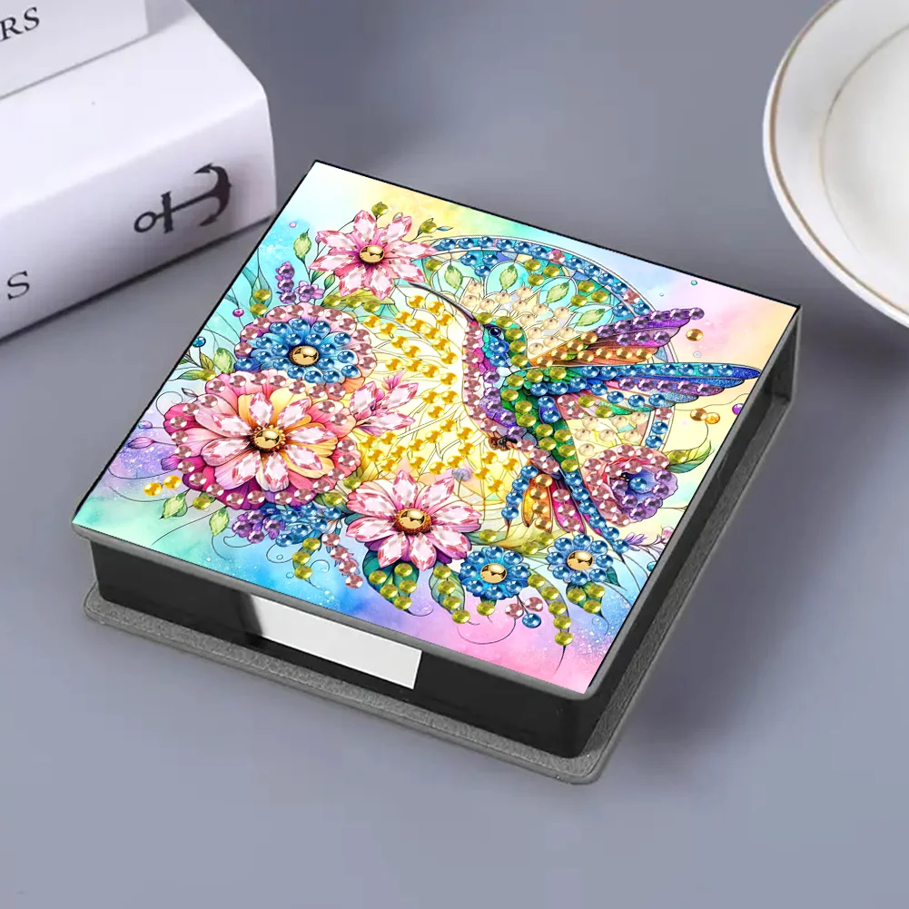 DIY Bird Diamond Painting Memo Pad Holder Mosaic Kit for DIY Art Craft