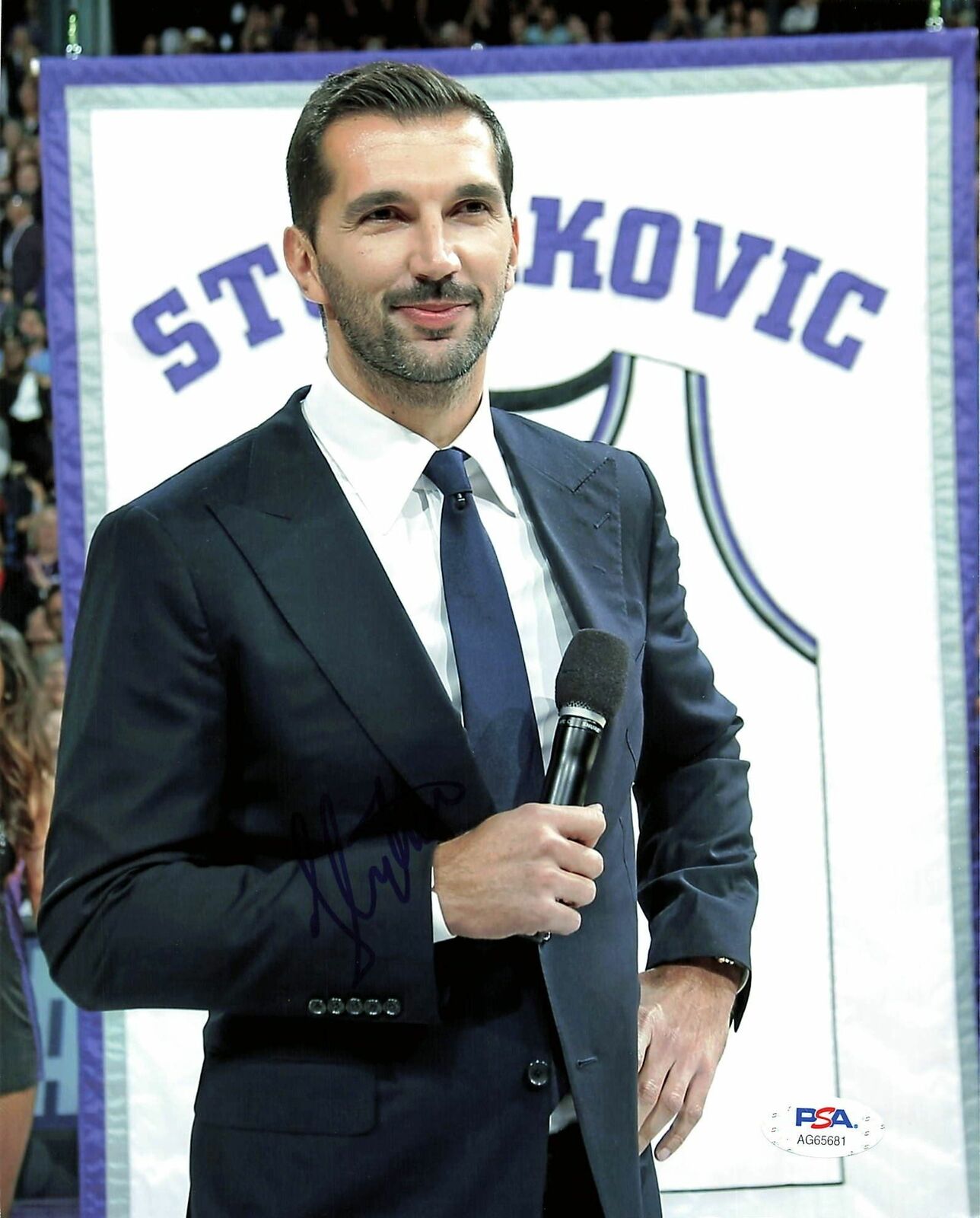 Peja Stojakovic signed 8x10 Photo Poster painting PSA/DNA Sacramento Kings Autographed