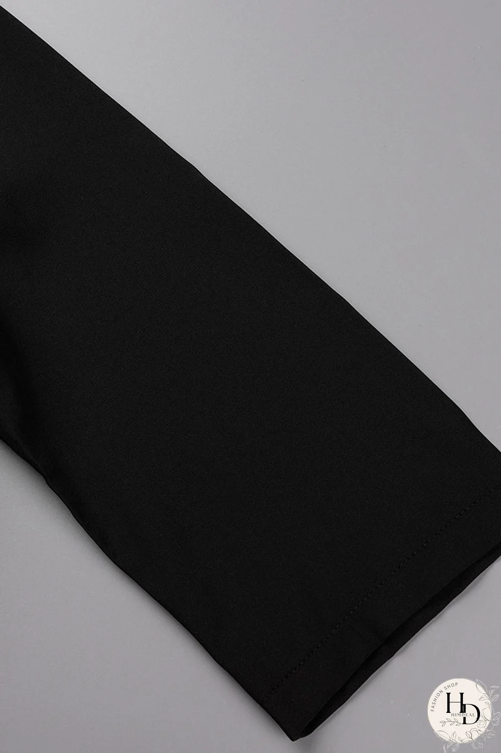 Black Casual Solid Patchwork Buckle Turndown Collar A Line Dresses