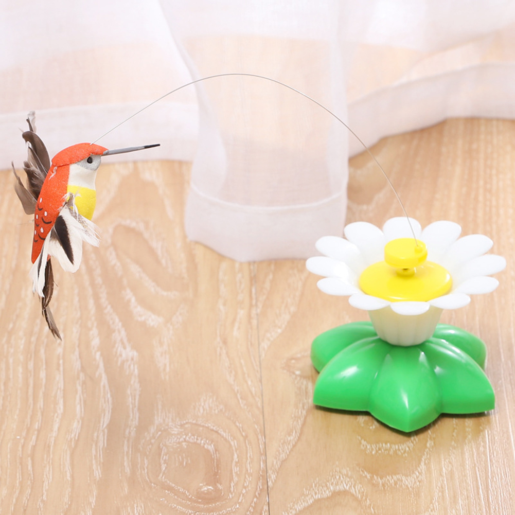 

Electric Rotating Funny Cat Toy Bird Butterfly Pet Trainning Random Color, 501 Original