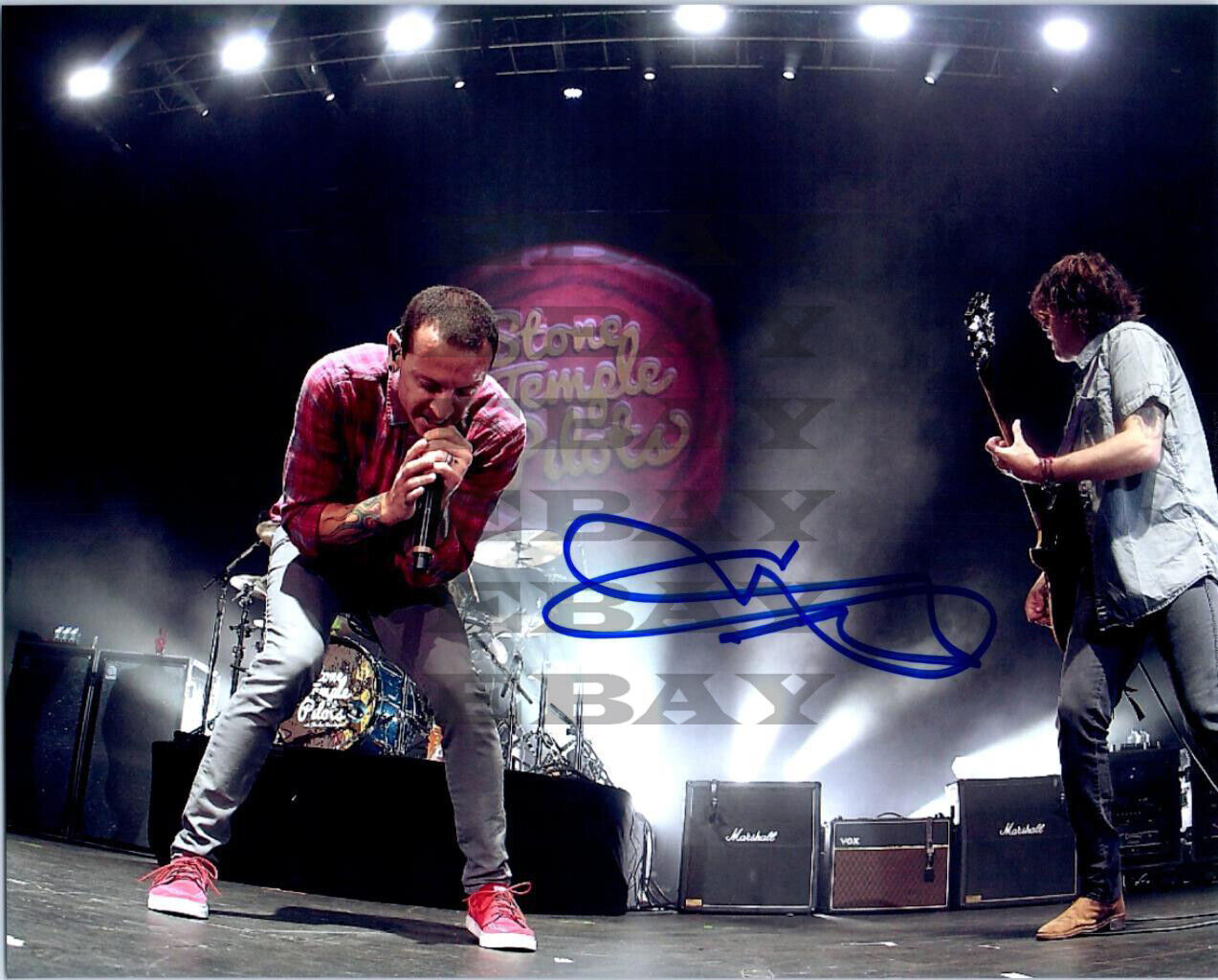 Chester Bennington Lead Singer Linken Park Autographed signed 8x10 Photo Poster painting Reprint