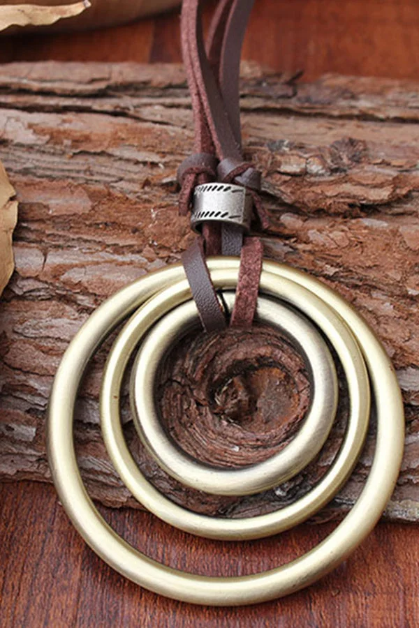 Bohemian Multilayer Round Necklace