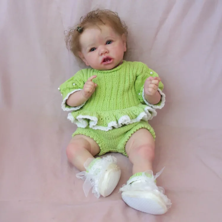 [New] 20" Lifelike Reborn Girl Baby Doll Bressian with Blonde Hair, Gifts For Kids：Realistic Reborn Baby Dolls By Rsgdolls®