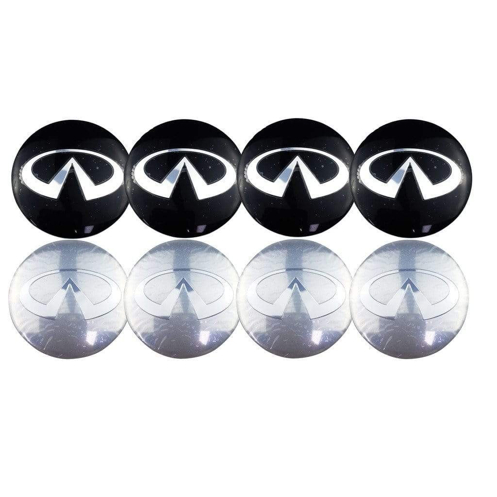 4PCS 56mm Infiniti Car Wheel Center Hub Cap Sticker Auto Tire Emblem Badge Decal voiturehub dxncar