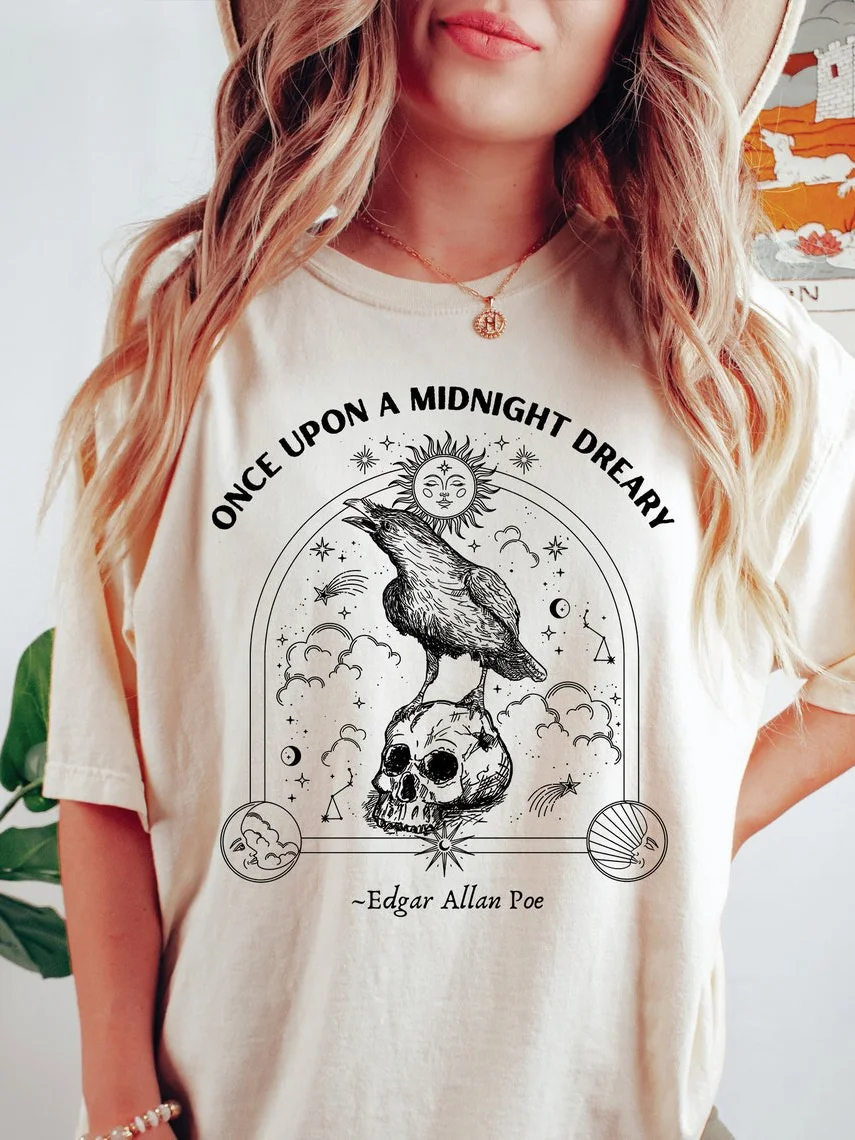 Girl Edgar Allan Poe T-shirt