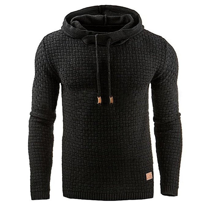 Men's Plaid Fashion Sports Jacket Casual Long Sleeve Hoodie