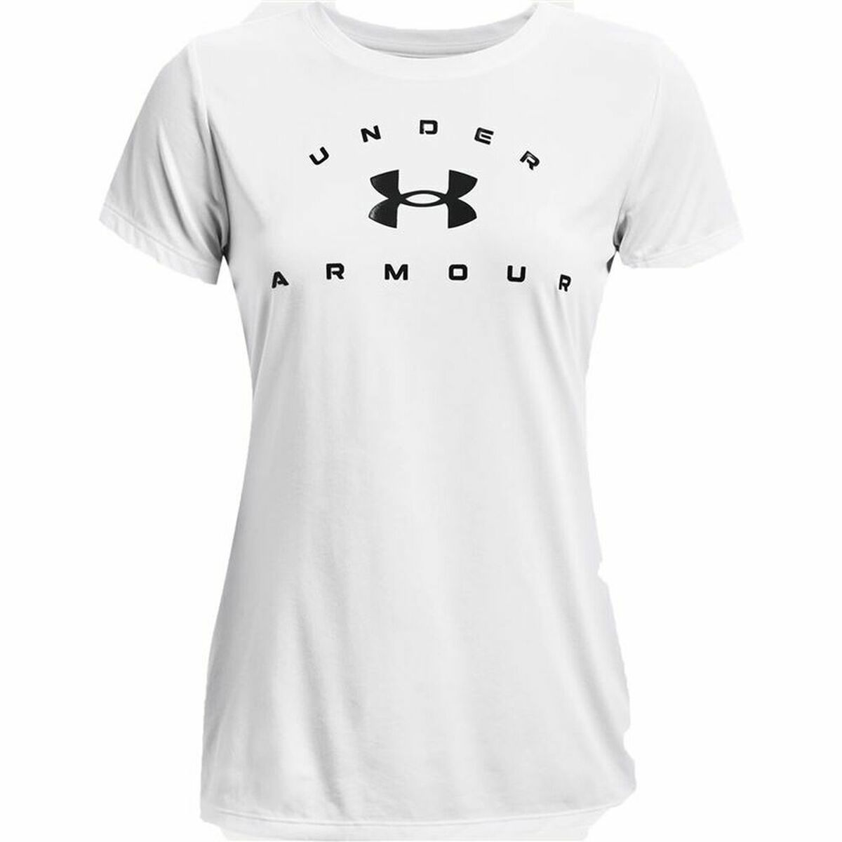 Women&rsquo;s Short Sleeve T-Shirt Under Armour Tech Solid White - sale.kim -  endless selection of finest brands