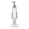 Nutcracker Acrylic Soap Pump Dispenser Refillable Gel Liquid Container for Home