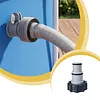 Threaded Connection Pumps Leak-proof Pool Hose Conversion Connector for 1.5&1.25 Inch Hoses Multi-Use for Swimming Pools Outdoors Activities Water Play
