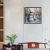 Diamond Painting-DIY Full Round Drill Winter Snowman（40*40cm）
