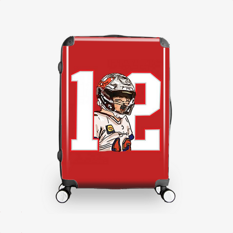Seven Time World Champion Tom Brady, Football Hardside Luggage