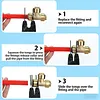 Push-Fit Disconnect Tong Tool for 1/2 3/4 1 Fittings Anti Deformation Pipe Removal Plier Easily Removing Rust-Resistant Effort-Saving Design