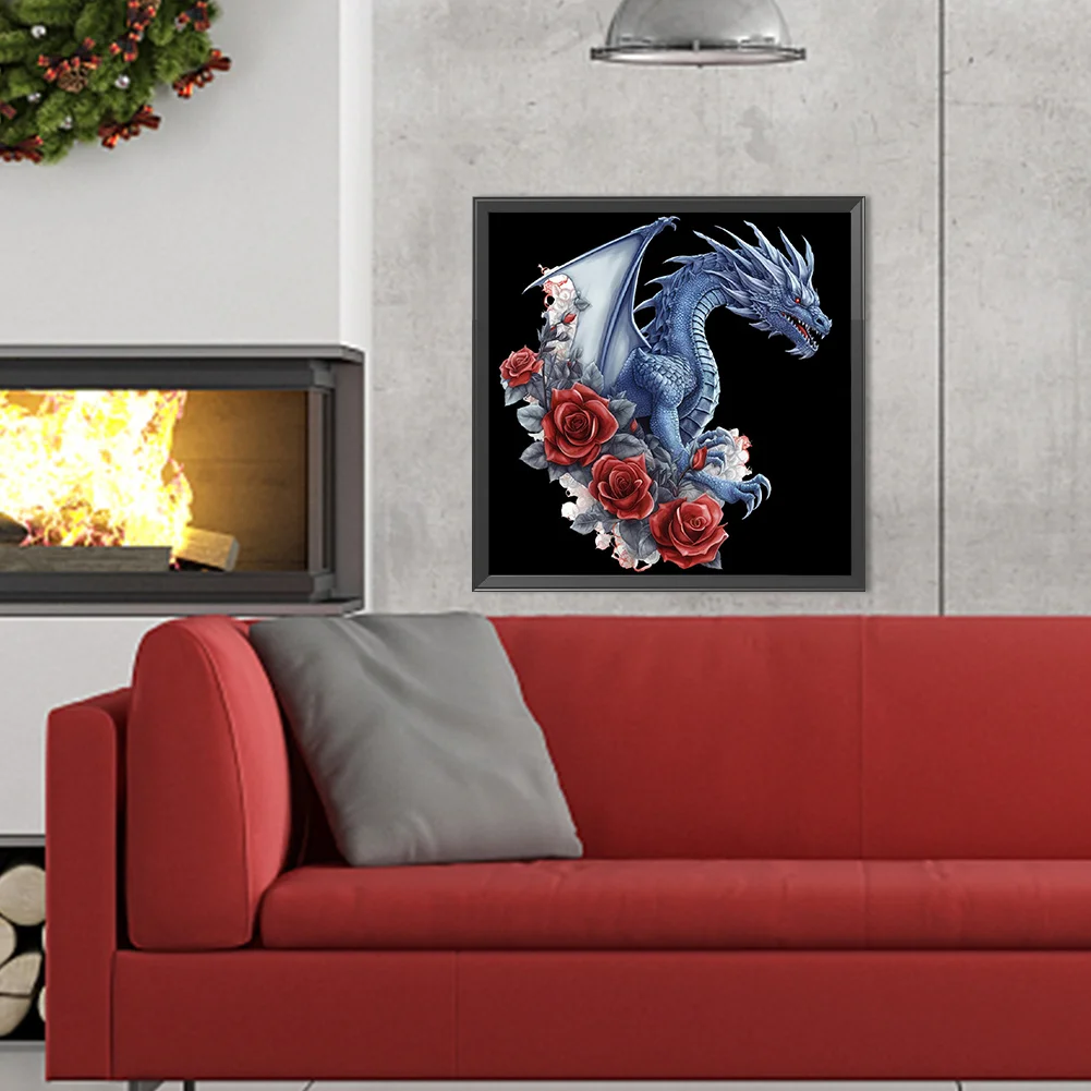 Diamond Painting - Full Round Drill - Dragon(Canvas|40*40cm)