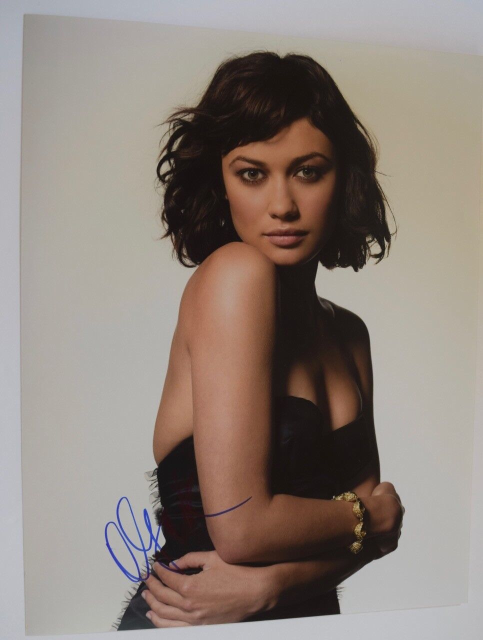 Olga Kurylenko Signed Autographed 11x14 Photo Poster painting James Bond Girl Hot Sexy COA VD