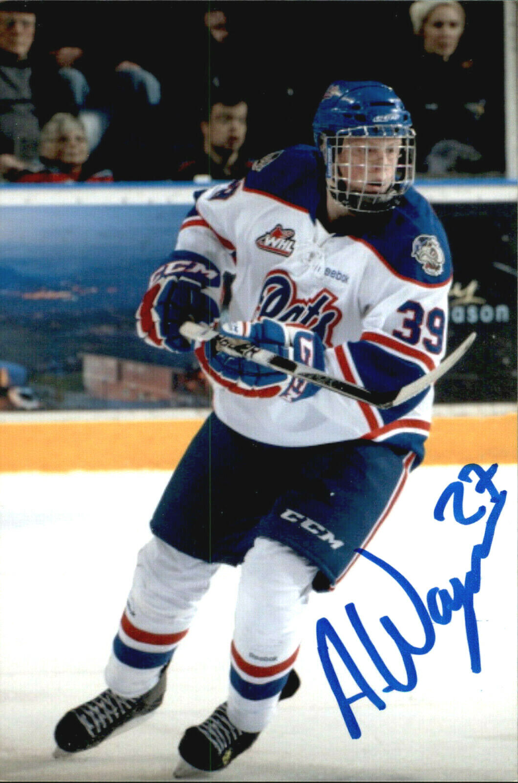 Austin Wagner SIGNED autographed 4x6 Photo Poster painting REGINA PATS / LOS ANGELES KINGS