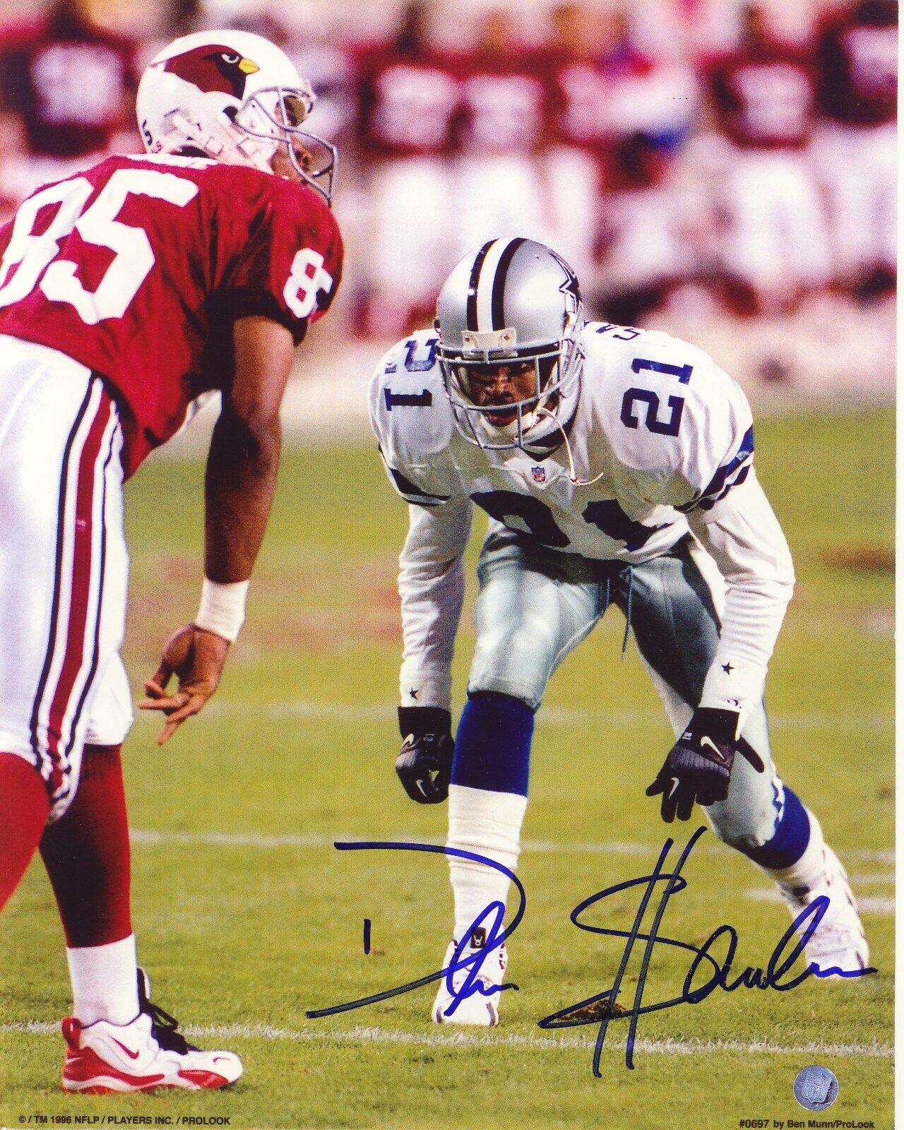 DEION SANDERS - Cowboys Autographed Signed 8x10 Reprint Photo Poster painting!