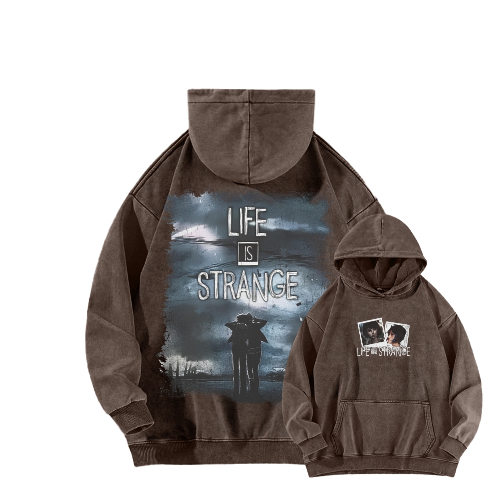 Life Is Strange Unisex Washed Hoodie 2512019315