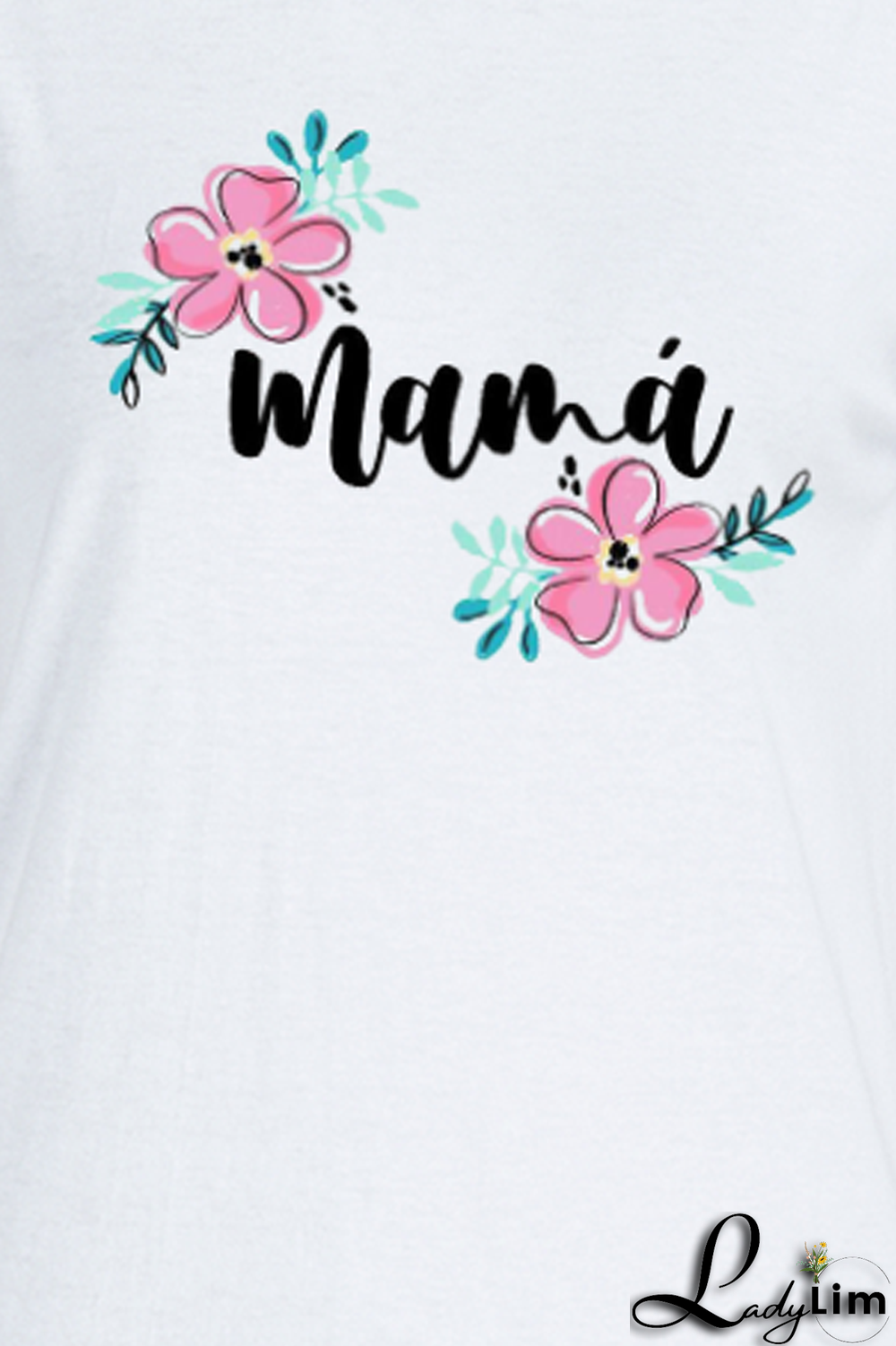 Red Street Vintage Print Patchwork Letter O Neck T-Shirts