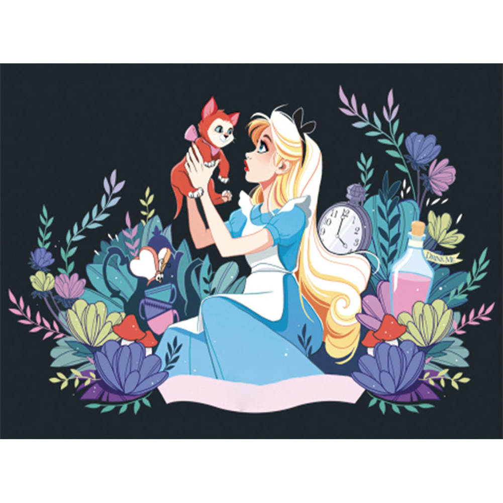 Disney Cartoon 40*30cm(canvas) full round drill diamond painting