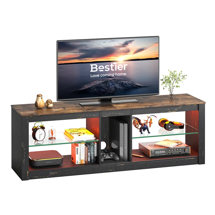 LED TV Stand for TVs up to 55"with Socket