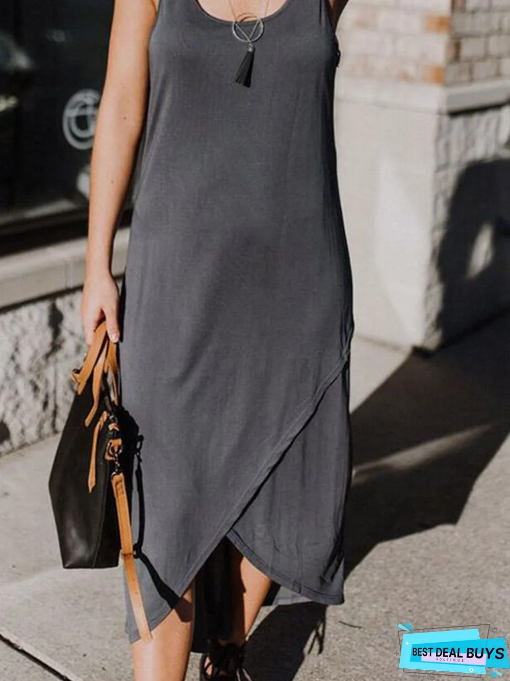 Off Shoulder Cold Shoulder Crew Neck Holiday Knitting Dress