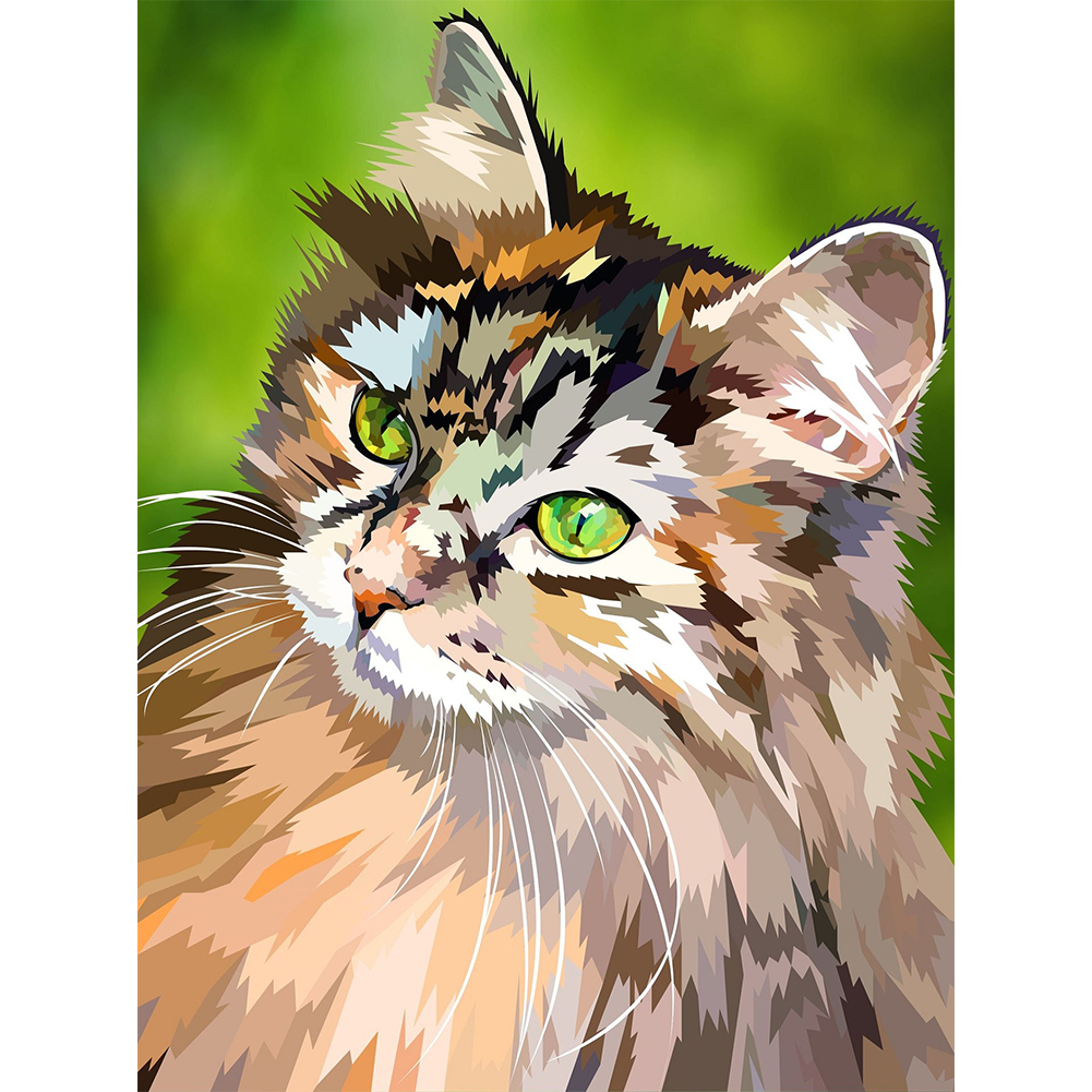 

Cool Cat - Round Drill Diamond Painting - 30*40CM, 501 Original