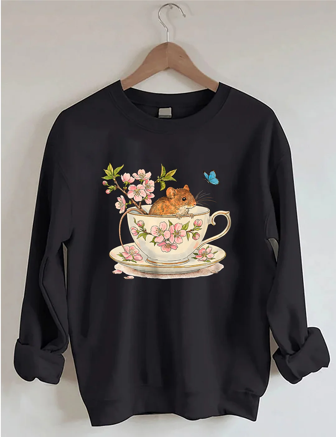 Cottagecore Mouse Sweatshirt