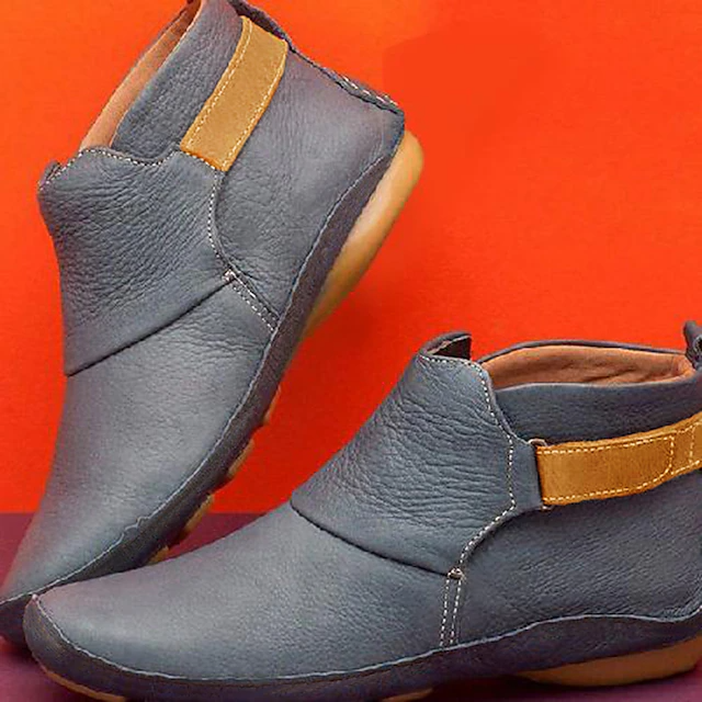 Automne hiver Retro femmes bottes