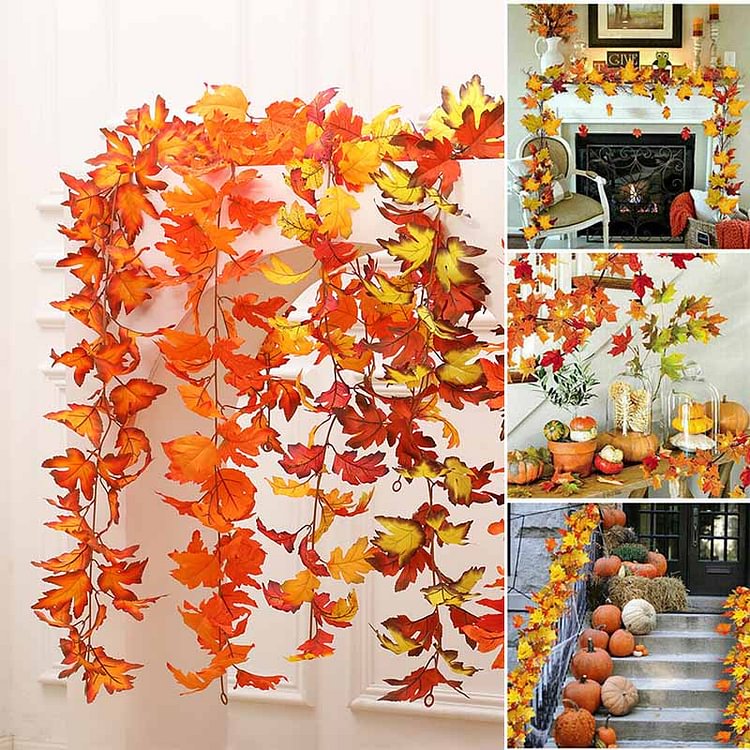 ✨Buy 2 get 1 free✨Double-sided Maple Rattan Decoration