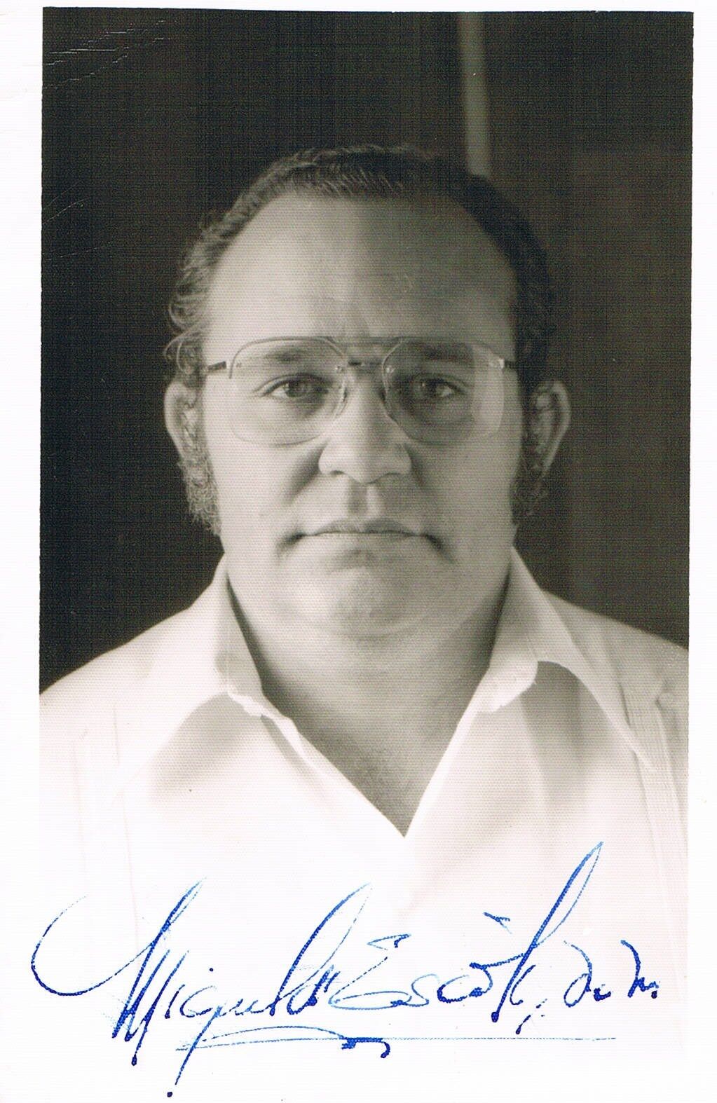 Nicaragua UN Ambas. Miguel d'Escoto Brockmann 1933- autograph signed 4x6