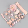 18PCS Cute Bowknot Barrettes Hair Bands Set for Kids