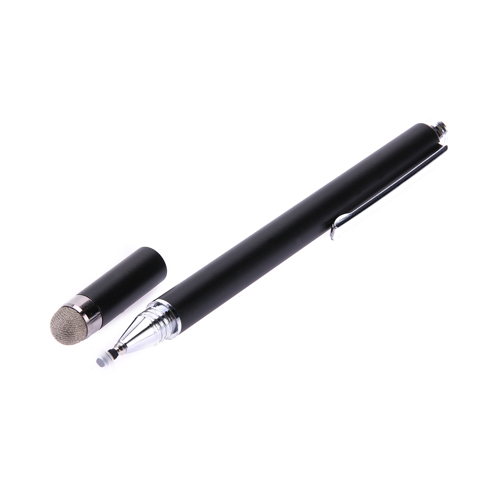 

2 In 1 Capacitive Pen Touch Screen Drawing Pen Stylus for iPhone iPad Table, Silvery, 501 Original