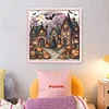 Halloween Ghost House-11CT Stamped Cross Stitch 40*40cm/15.75*15.75in tapestrymarket