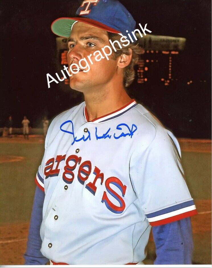 Ted Kubiak Autographed 8x10 Texas Rangers#4