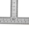 2Pcs T Square Ruler Stainless Steel Drafting Ruler T Ruler Measuring Layout Tool