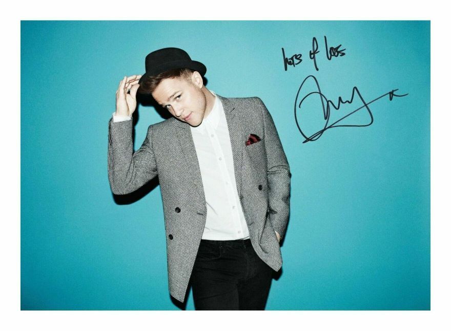 OLLY MURS AUTOGRAPH SIGNED PP Photo Poster painting POSTER