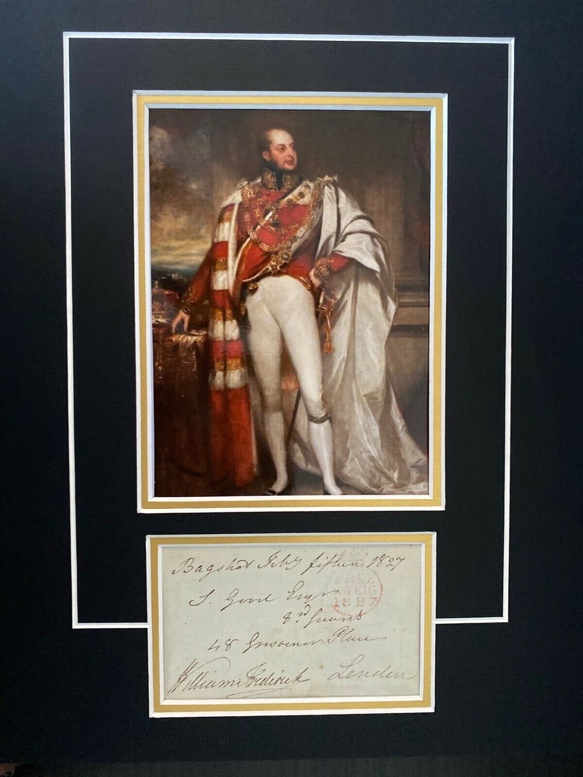 WILLIAM FREDERICK - DUKE OF GLOUCESTER & EDINBURGH - SIGNED Photo Poster painting DISPLAY