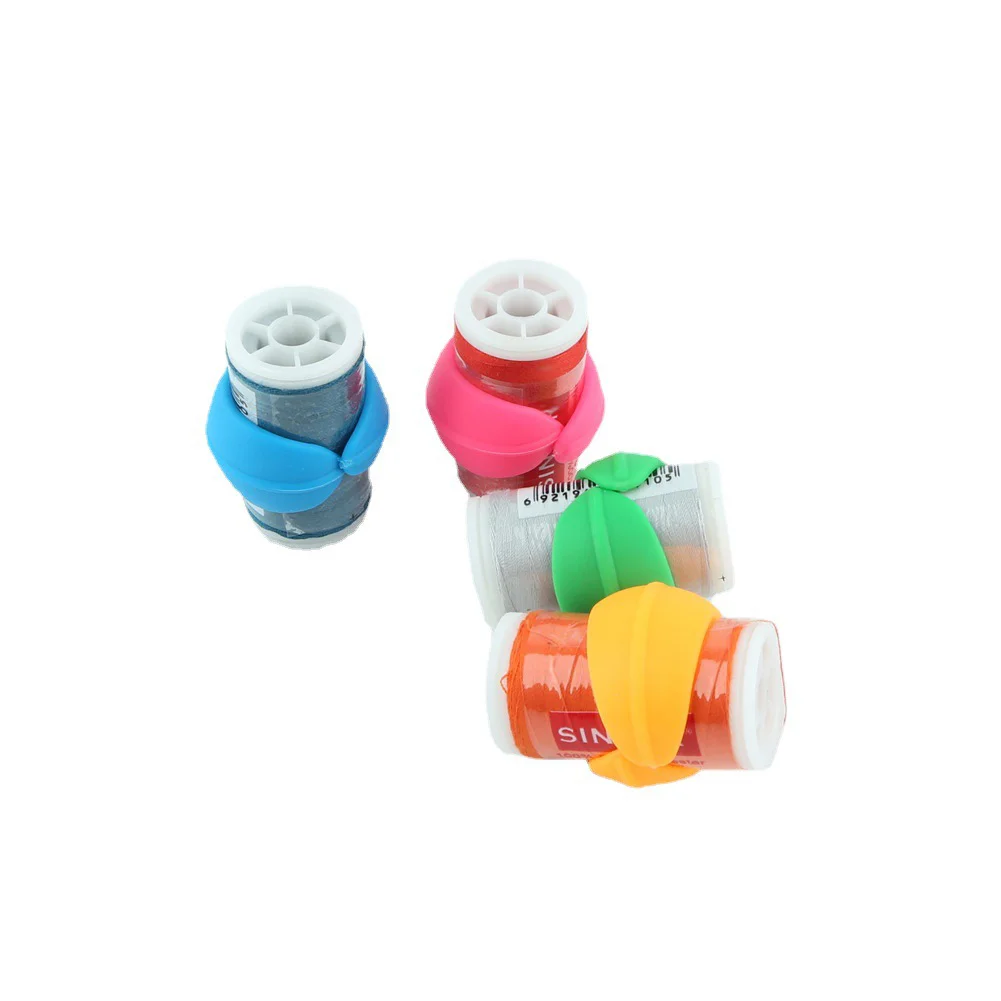 Thread Stopper Silicone Cross Stitch Clip 2cm Bobbin Spool Holder 2pcs (BU8)