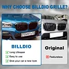BILLDIO X3 G01 X4 G02 Grille - Black Kidney Grill Compatible With 2018-2021 X3 G01 2019-2021 X4 G02?ABS Single Slat Gloss Black