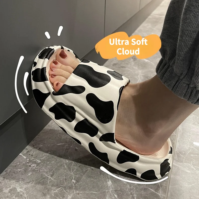 Letclo™ 2022 New Cow & Zebra Soft Bottom Couple Slippers letclo Letclo