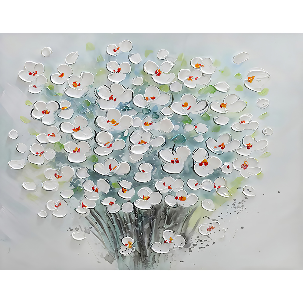 

Flower Frameless Decorative Painting Canvas Poster Hanging Art Wall Sticker, 501 Original