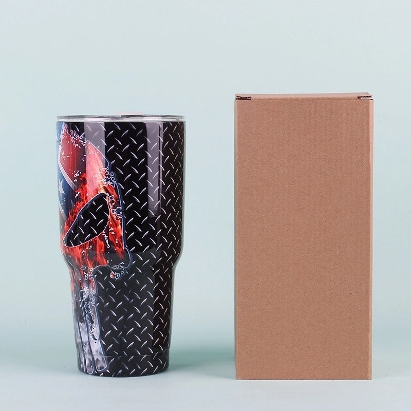 Casual Retro Cartoon Stainless Steel Water Bottles 1 Piece