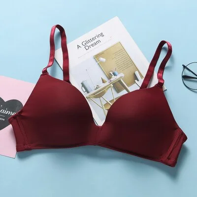 A/B Cup Women Seamless Bra Sexy Underwear Bralette Push Up Bra Female Brassiere Intimate Lingerie Solid Color Wirefree Bras