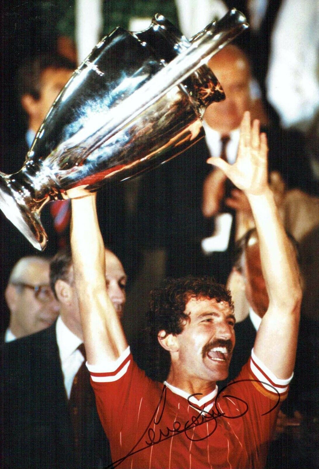 Graeme SOUNESS SIGNED 12x8 LIVERPOOL Photo Poster painting 2 AFTAL RD COA Private Signing