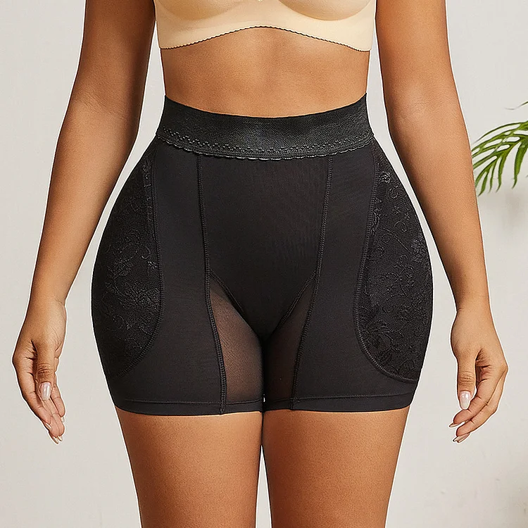 Butt-lifting mesh lace body shaping bottoms crotch-lifting panties