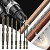 7Pcs High Hardness Glass Drill Bit 3/4/5/6/8/10/12 mm for Concrete Glass Ceramic